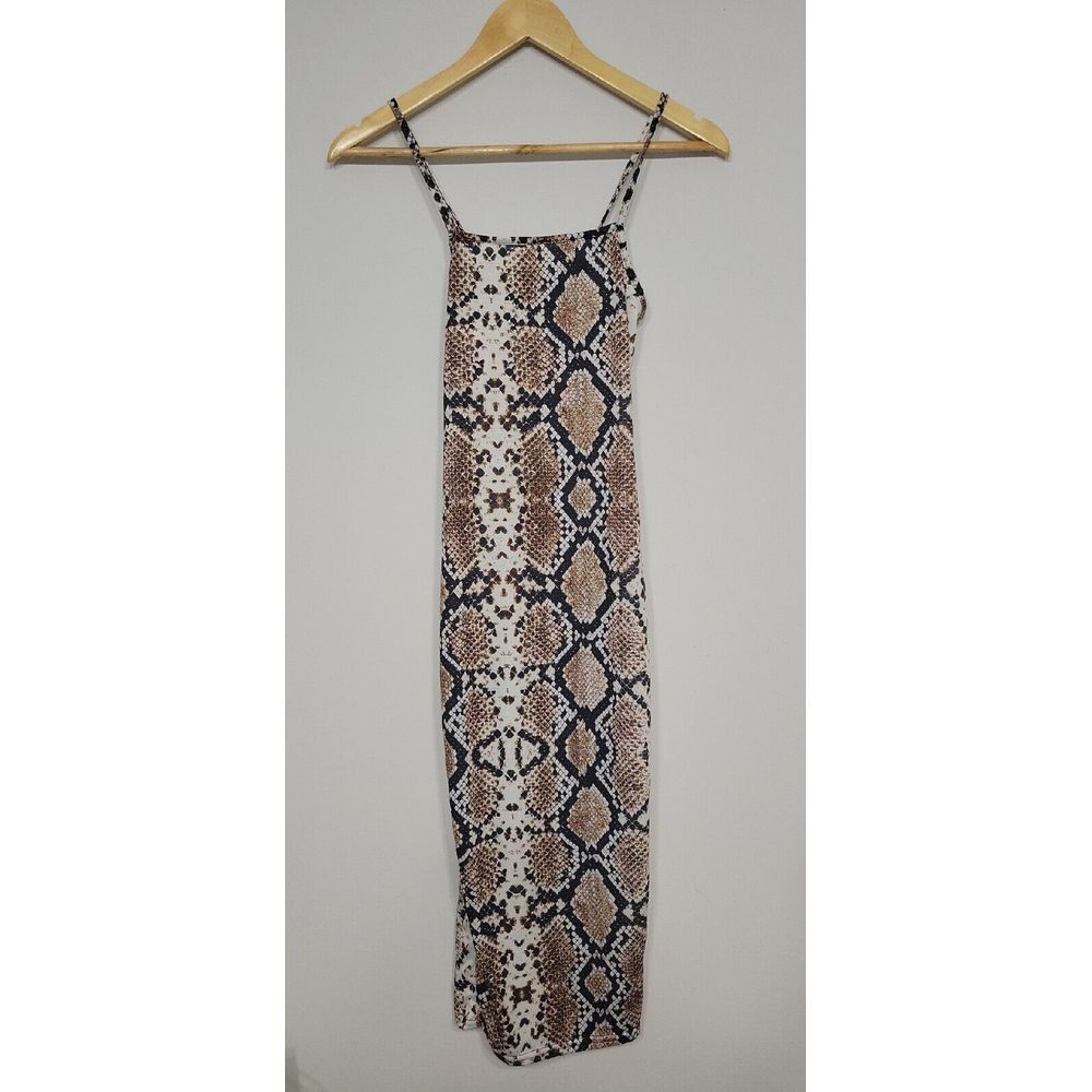 Misguided Women's Dress Size 2 Snake Print NWT